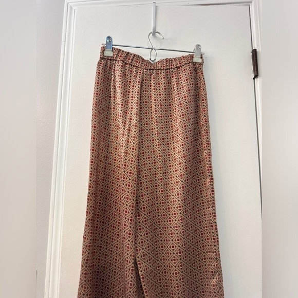 Zara Relaxed Loose Fit Wide Leg Floral Women’s Pants Size S - Picture 7 of 14